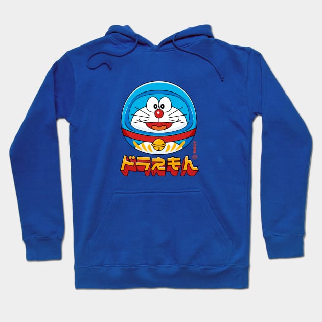 Doraemon Daruma Hoodie by redwane